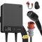 dé Typ 2 Wallbox 22kW mit APP und RFID, 6-32A 3-Phasen EV-Ladegerät 400V mit 7,5m Ladekabel und Kabelhalter für BEV/PHEV, RCD Typ-B & IP54-Schutz, effiziente Ladestation für Zuhause, schwarz