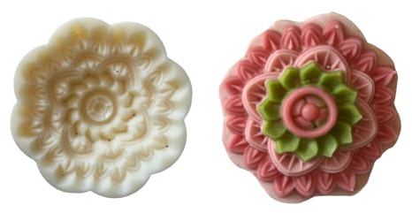 karotot midhöst festival efterrättstillverkare 3D blomform efterrätt formar kakstämpel handpress kakskärare blomformer för bakning handtryck lätt att rengöra