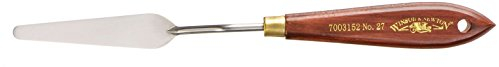 Winsor & Newton 7003152 Malmesser für Acrylfarben & Ölfarben mit elastischer Klinge und ergonomischen Naturholzgriff in Profiqualität - Nr. 27