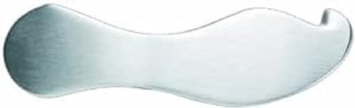 Ibili Orangenschäler 10 cm aus Edelstahl, silber, 10 x 5 x 2 cm