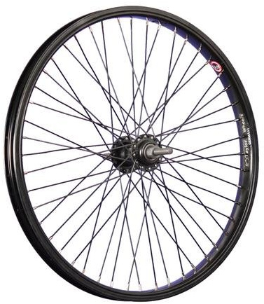 20 pollici BMX ruota anteriore singola parete 48 fori Nero