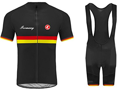 UGLY FROG Radtrikot Anzug Herren Frühling Sport & Freizeit MTB Fahrradbekleidung Kurzarm Hemd Polyester Radsport Männer Hose Set