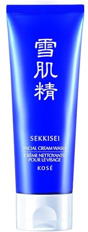 SEKKISEI Facial Cream Wash Hydrating Foaming Face Cleanser, 4.5 oz