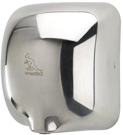 Handy Dryers Kangarillo 2 Silver, Polished Stainless Steel, 29.5 x 32.5 x 17.2 cm