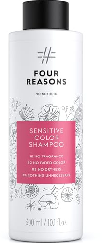 No Nothing Sensitive Shampoo for Color Treated Hair – Fragrance Free Shampoo for Colored Hair – Hypoallergenic, Paraben Free, Vegan & Non Toxic – Color Safe Shampoos – Protecting & Shine – 300 ml