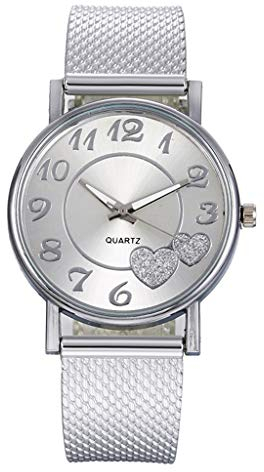 Armbanduhr Damen Uhren Schmuck Quarzuhr Analog Edelstahlarmband Geburtstagsgeschenk Mode Frauen Mädchen Freundin,Mutter,Beste Freundin.Damen Casual Armbanduhr