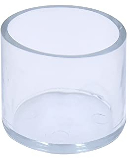 Flyshop 12 pièces 38mm Capuchons de Pieds de Chaise en PVC Ronde, Capuchons de Protection pour Pieds de Chaise, protecteurs de Sol, Anti-Rayures, Patins Transparents pour Meubles