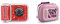 VTech KidiZoom PrintCam (Red), Digital Camera for Children, Action Camera 5 Years + & Kidizoom Camera Case, Portable Hard Case for Children, Suitable for Girls and Boys from 3, 4, 5+ Year Olds, Pink