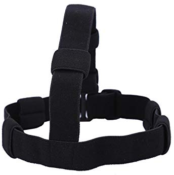 Heitune Bandeaux de Lampe Frontale Sangle Ceinture de Phare Bande Bande de Lampe Frontale élastique à LED, Remplacement de la Sangle de Phare Noire pour Lampe de Poche 18650 Outil extérieur
