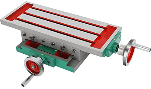kreuztisch Tischbohrmaschine 450 mm, Frässchraubstock 170 mm, Bohrtisch Bohrmaschine Fräsständer Koordinatentisch Fräsmaschine Werkzeugmaschinen kreuztisch mit Rundsäulenführung