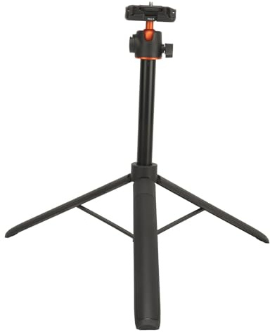 Mobilstativ, 27-140 Cm / 10,6-55,1 Tum Förlängbart Stativ Selfie Stick med 360° Roterande Mobiltelefonklämma för Vloggresor