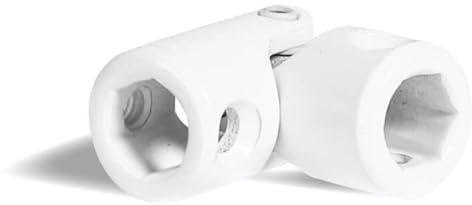 cyclingcolors Grenouillère pour manivelle de volet roulant forme 6 pans de 10mm x 6 pans de 10mm Joint Cardan Accessoire Liaison Store Fenêtre Baie vitrée Ouverture Fermeture Caisson