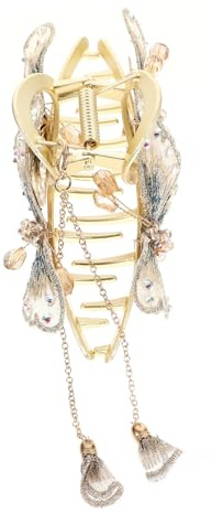 SOIMISS Agarre De Pelo Doble Pinza Decorativa Para Mujeres Pinza De De Moda Para Material