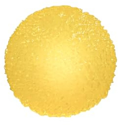 6cm Textured Squishy Ball, Slow-Rising Sensory Toy, Ages 3+(big yellow) | Soft maltose-filled textured ball stretches, squeezes and slowly returns to shape, ideal for desks, travel and sensory play.