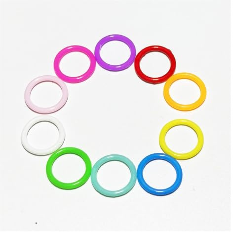 500pcs 8mm Elastic Rubber Pigeon Foot Rings Colorful for Racing Pigeon Identification(MULTI)