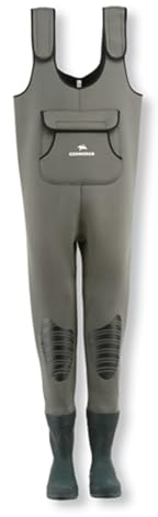 Cormoran Neopren Wathose mit Kautschukstiefeln (Gummiprofil) Gr.38/39