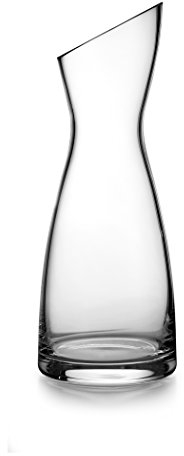 nambe Skye Carafe | Glass Water Pitcher with Spout | Elegant Wine Decanter for Serving Juice, Sangria, Lemonade, Iced Tea, and Cocktails for Mimosa Bar | Crystal-Clear Glass Pitcher (36oz)