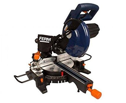 FERM Troncatrice Radiale 1500W Con Accessori - Dimensioni Lama 210x30 Mm