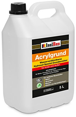 Isolbau Acryl-Grund - 5 L Wasserverdünnbares Grundiermittel für eine professionelle Grundierung Innen & Außen