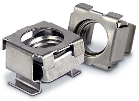 10 Stück PROTECH Käfigmuttern M8 aus Edelstahl A2 Kastenmutter Einsteckmutter für Blechstärke