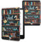 kwmobile Klapphülle kompatibel mit Amazon Kindle Paperwhite 11. Generation 2021 Hülle - Flipcase für Kindle Paperwhite Hülle mit Handschlaufe - Bibliothek Motto
