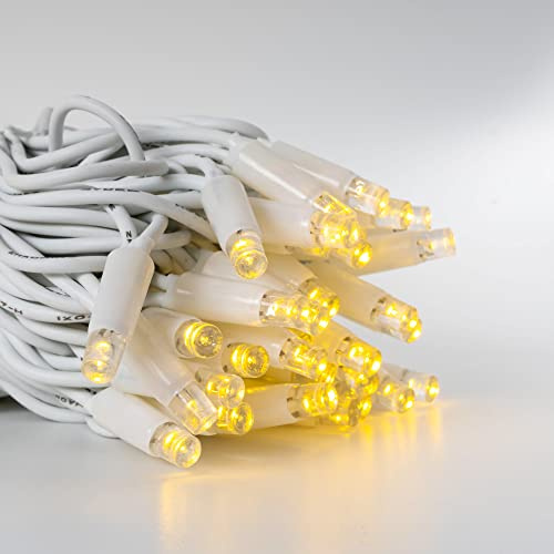 HAND - Luci Di Natale da Esterno Professionali a Risparmio Energetico e Alta Impermeabilità - Luminarie Natalizie da Esterno (Bianco Caldo, 30.00)