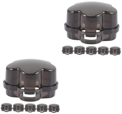 Abaodam 12 Stück Schalterabdeckungen Kindersicherer Türknopf Herdschutz Für Kinder Ofenknopfabdeckungen Für Kindersicherung Herdknopfabdeckungen Für Kinder Gasknopfabdeckungen