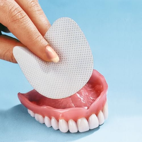 3 PAGEN® Prothesen-Haftpflaster für Oberkiefer in weiß – langanhaltender Halt für Zahnersatz – hochwertige Kunstfaser für Stabilität und Komfort – Haftpolster verhindert Druckstellen – 30er Set