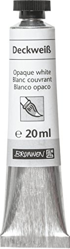 Brunnen 1048804 Deckweiß (Deckfarben, 20 ml)