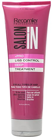 Recamier SalonIn Liss Control Traitement profond pour tous types de cheveux à utiliser après l'application Braziliss 250 ml