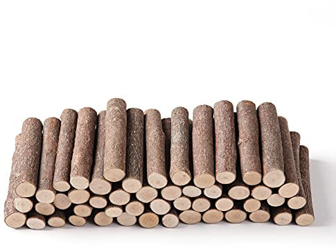 LAZACA - Bastoncini di legno per decorazioni fai da te, per vasi e vasi in corteccia, 1 – 1,5 cm