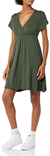Amazon Essentials dam Surplice klänning (finns i plusstorlek)
