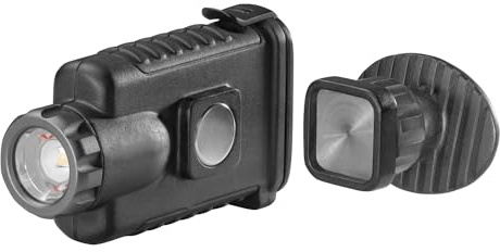COAST HX500 480 Lumen Alkaline Dual Power LED Utility Light with Twist Focus, KASK Mount, Magnetic