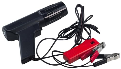 Induktiv tändning pistol, stroboskop tidsinställning verktyg med blixtfunktion för bil motorcyklar båt tändningsljus blixtpistol för gör-det-själv garage gräsklippare optimering