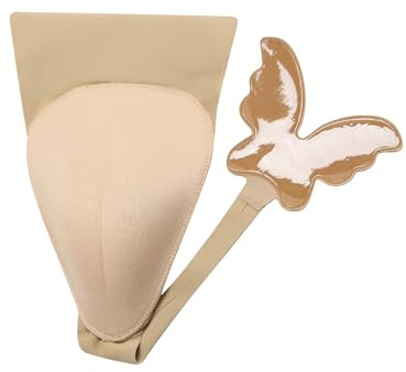 Fldy C-String pour homme avec orteils camel cachés Gaff Tanga Crossdresser Sous-vêtements Slips Slips auto-adhésifs, Nu, XL