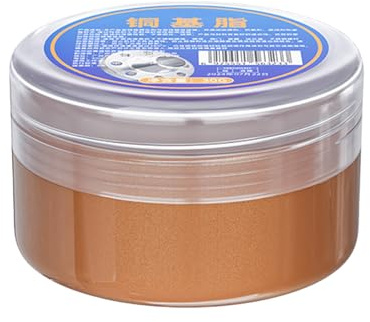 Grasa De Cobre De Alta Temperatura - Lubricante Anti -Seament Impermeable | Pasta A Prueba De Óxido Para Pastillas De Freno, Pernos De Escape, Automotriz, Marina Y Lubricación De Maquinaria Industrial