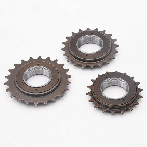 Piñón libre de 35 mm 1/2 x 1/8 pulgadas 16T 18T 20T para bicicleta de una sola velocidad, piñón fijo, bicicleta de pista y construcción de bicicletas de carreras (20T)