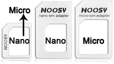 Nano SIM Adapter Set für iPhone 5 (3er Set inkl. aller Adapter)