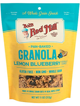 Bob's Red Mill, Pan-Baked Granola, Lemon Blueberry, 312g