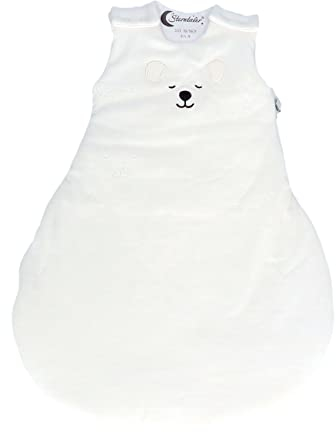 Sterntaler Baby Unisex Schlafsack Baby Baby-Schlafsack 62/68cm Eisbär Elia - Schlupfsack Baby, Pucksack Baby - beige, 62/68