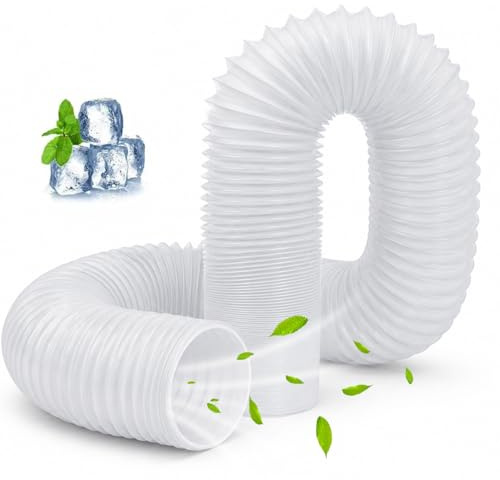 Manguera de Escape para Acondicionado, Manguera de Ventilaci, Tubo de Acondicionado, Tubo de Salida de Aire Universal, Tubo Aire Acondicionado Portatil, Manguera de Escape Universal para Secadora Aire
