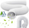 Abluftschlauch,Klimaanlage Schlauch verlängerung,Tragbarer Klimaanlage Schlauch,PVC Abluftschlauch Klimaanlagen,Abluft-Schlauch Klimagerät,Lüftungsschlauch,Flexschlauch Flexrohr Abluftrohr
