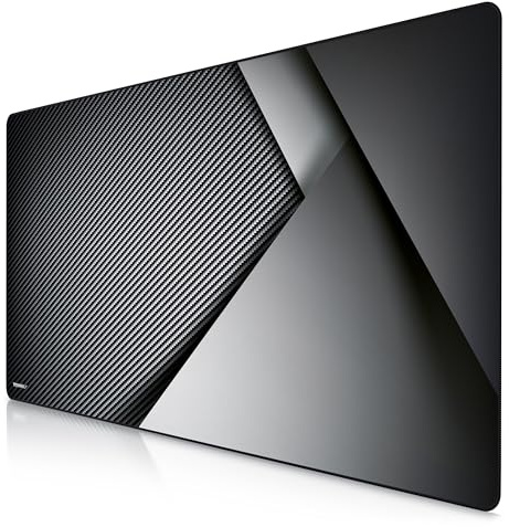 Titanwolf XXXL Übergröße Mauspad 1200x600mm, Gaming Mousepad Groß,120x60 cm Tischunterlage Large Size, verbessert Präzision und Geschwindigkeit XXXL, für Logitech Maus und Tastatur, Carbon