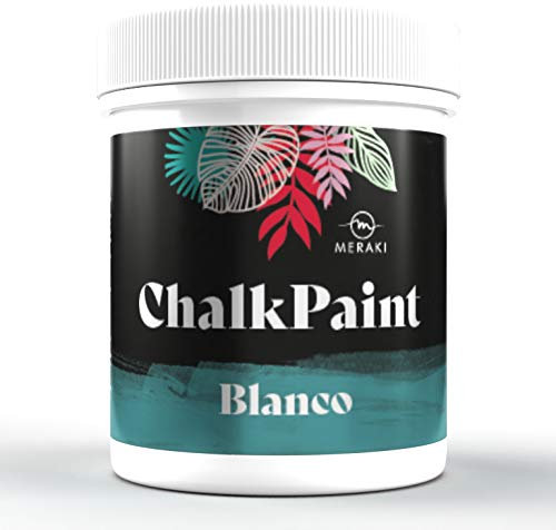 Meraki CHALK PAINT Pintura efecto tiza al agua mate (500ML) (BLANCO)