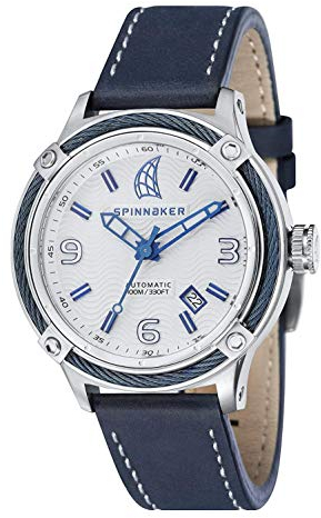 Spinnaker Herren Datum klassisch Automatik Uhr mit Leder Armband SP-5044-02