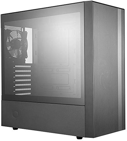 Cooler Master MasterBox NR600 ATX Mid-Tower with Front Mesh Ventilation, Minimal Design, Tempered Glass Side Panel and Single Headset Jack