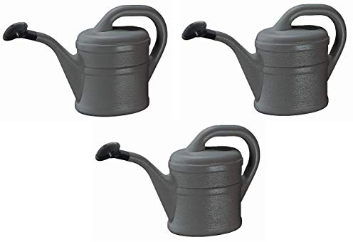 Gießkanne 2L anthrazit (3X) Blumenkanne Gartengießkanne Farbauswahl