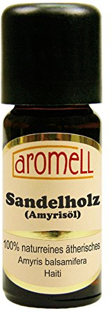 aromell Sandelholz (Amyrisöl) - 100% naturreines, ätherisches Öl aus Haiti, 10 ml