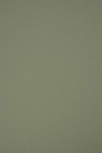 Netuno 10x Vert Olive Materica Verdigris 250g A4 210x297 mm - Carton de Bricolage Écologique pour Billets d'Entrée, Cartes de Table, Marque-Places, Décoration DIY