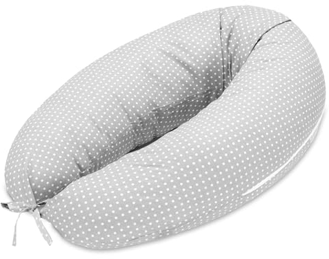 Totsy Baby Seitenschläferkissen Schlafkissen für Seitenschläfer 190 cm - Kuschelkissen Pregnancy Pillow Pillows for Sleeping Lagerungskissen Langes Kissen mit Bezug Oeko-Tex
